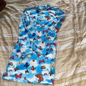 Girls butterfly print dress